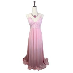 #120 Beautiful Pink Long Dress - Dress ONLY